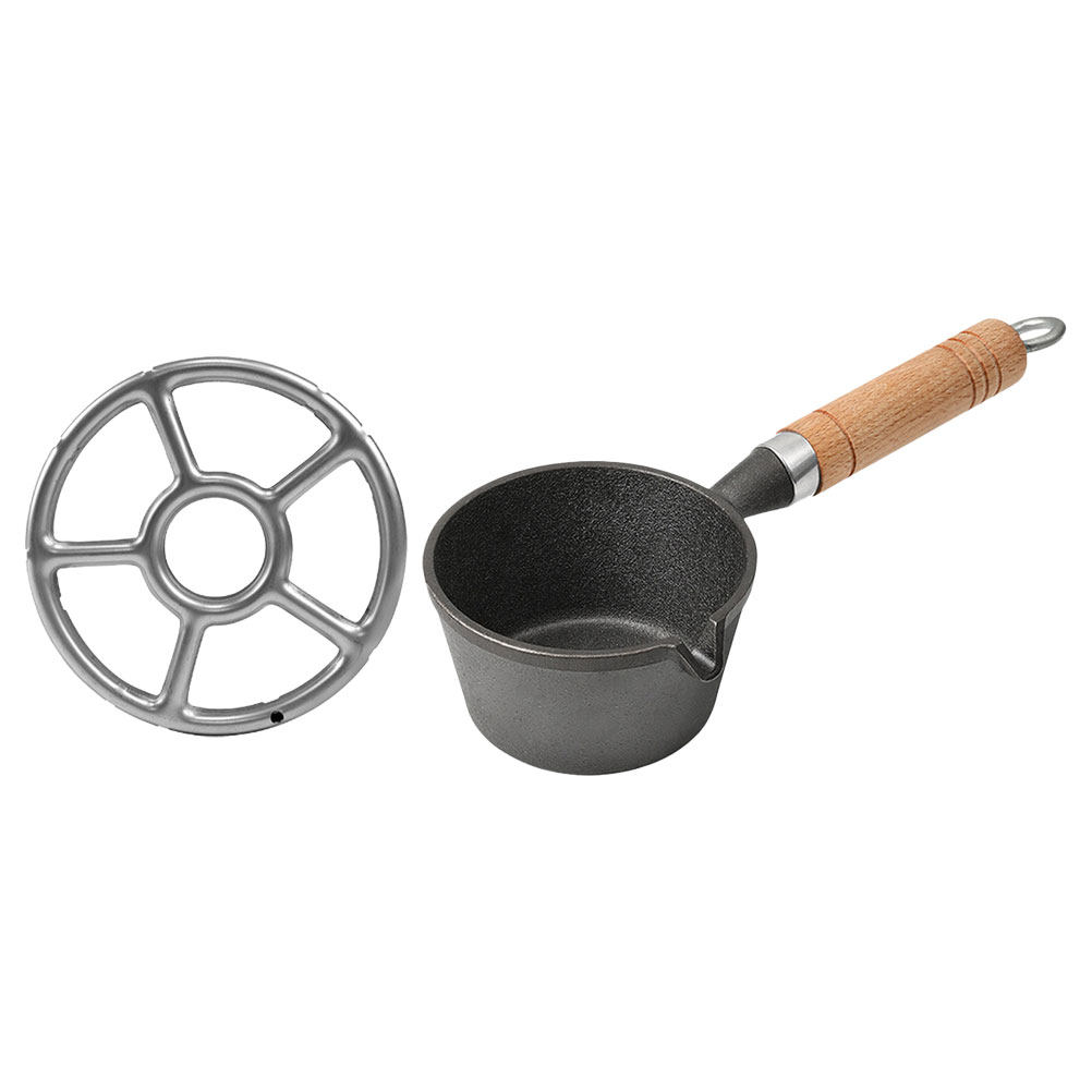 Camping Cooking Top - مقلاة صغيرة من الحديد الزهر على