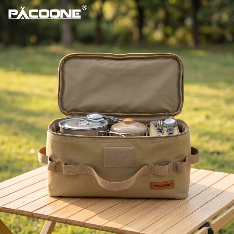 Camping Cooking Books - حقيبة تخزين محمولة للتخييم من PACOONE