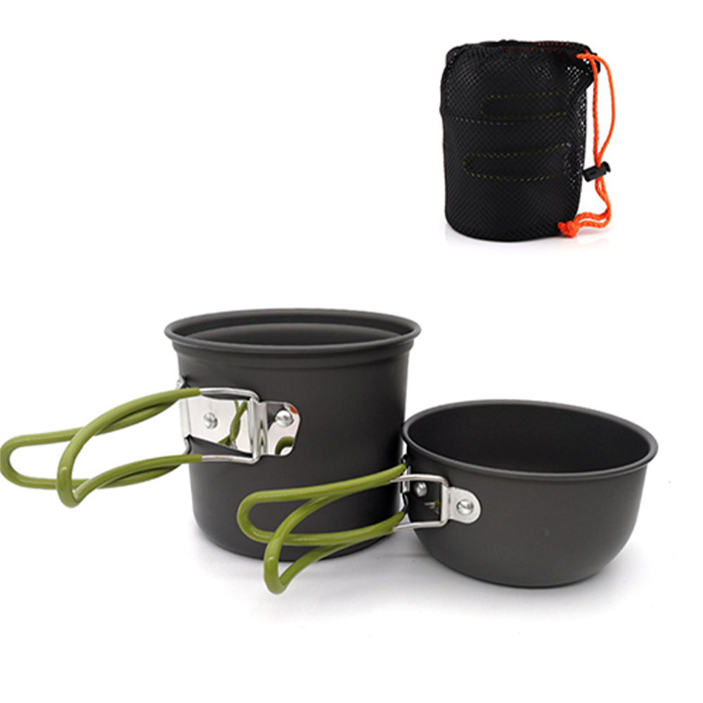 Camping Lightweight Cooking Pot - مجموعة أدوات الطهي والتخييم خفيفة الوزن