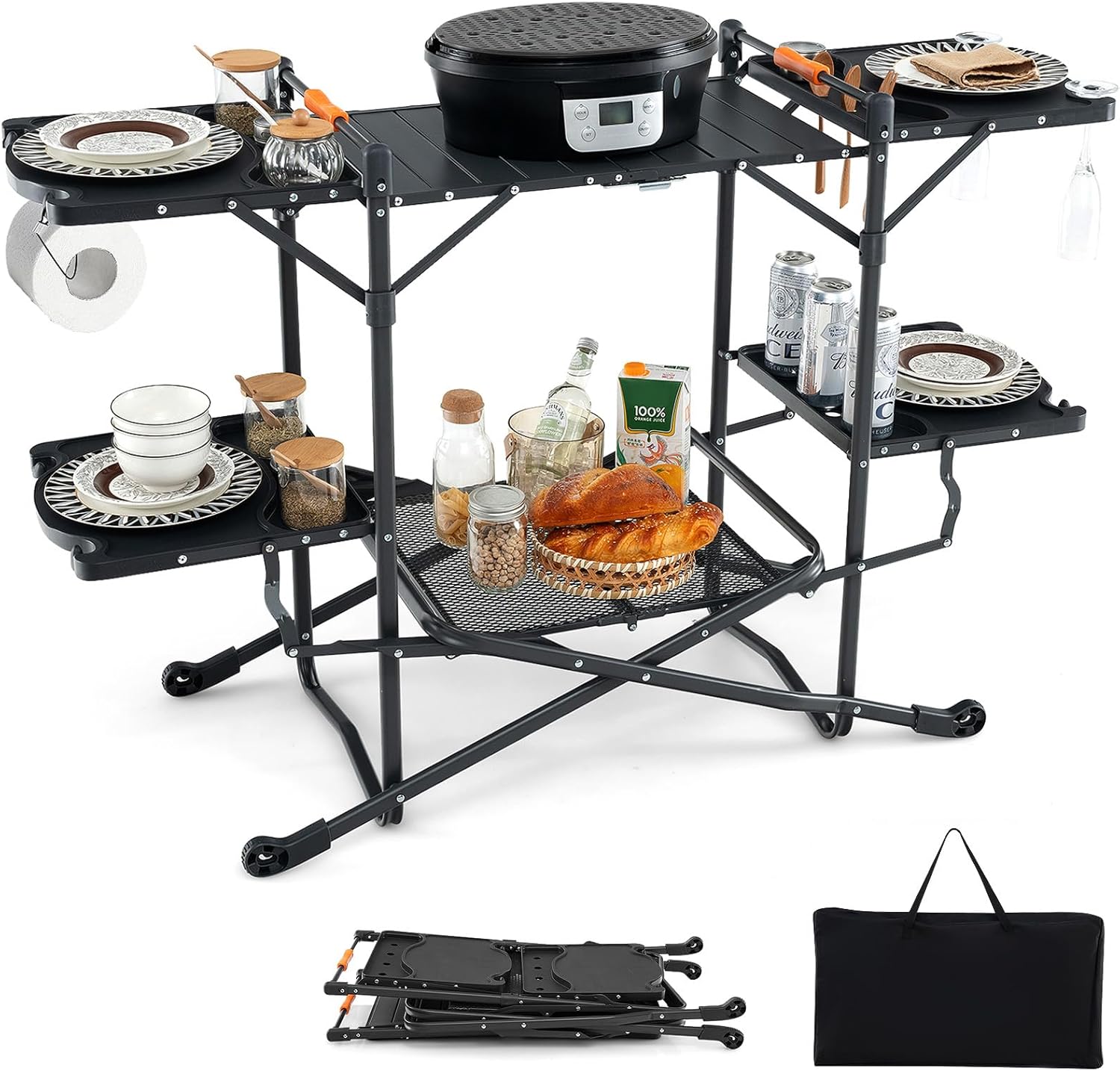 Camping Cooking Top - طاولة طهي محمولة للتخييم مع سطح