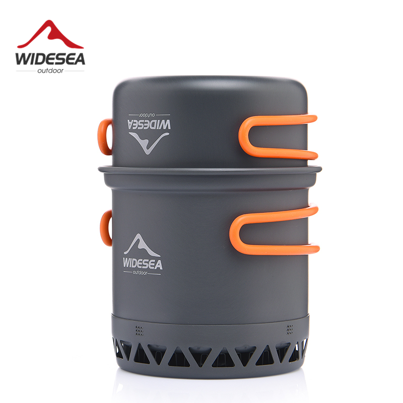 Camping Cooking Bundle - Widesea وعاء التخييم 1.3L 2.3L تجهيزات