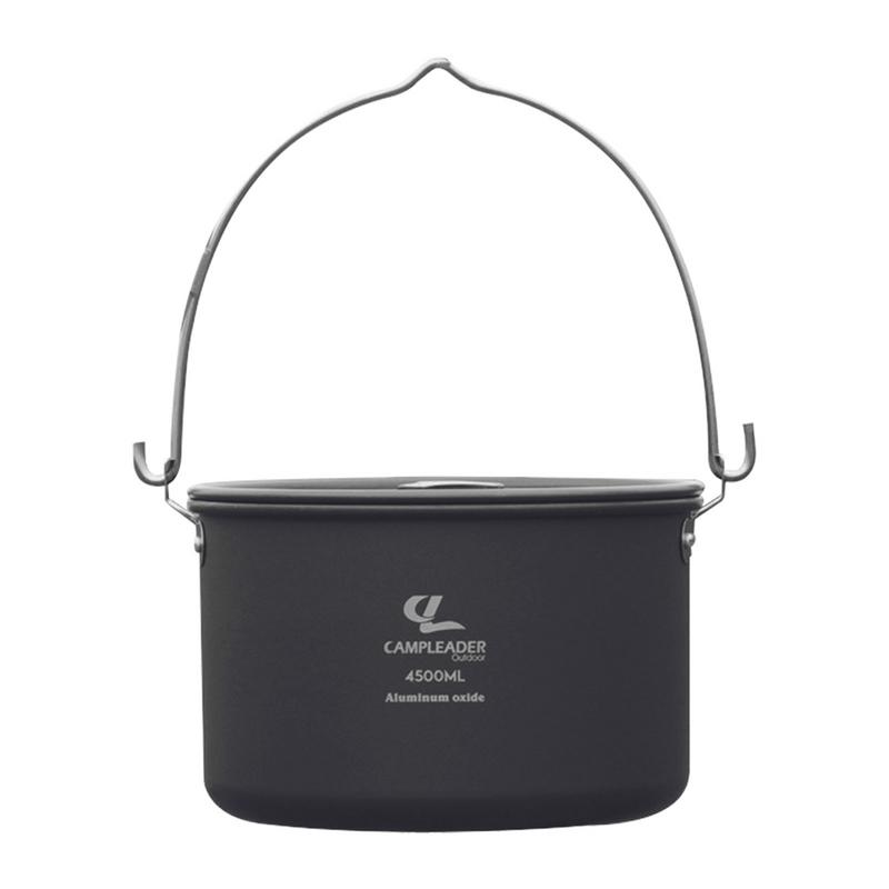 Camping Cooking One Pot - 4.5L التخييم وعاء معلق تجهيزات المطابخ