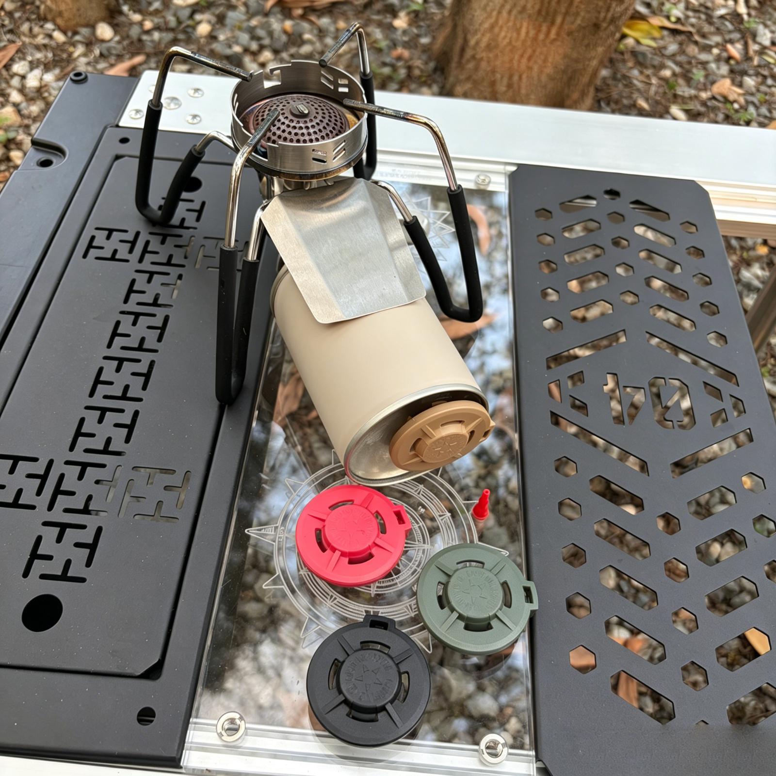 Camping Cooking Canister - غطاء خزان وقود البوتان من النايلون