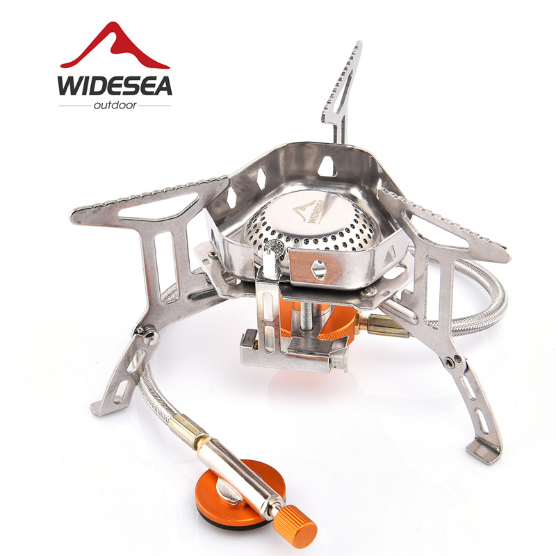 Camping Cooking Canister - موقد غاز محمول مقاوم للرياح، قابل