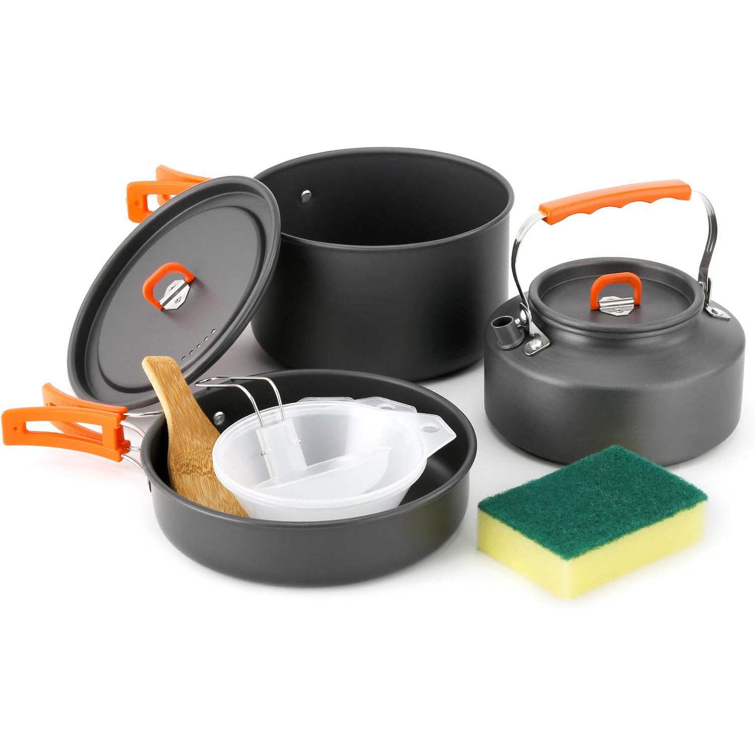 Camping Cooking Top - أدوات طهي للتخييم، طقم قدور ومقلاة