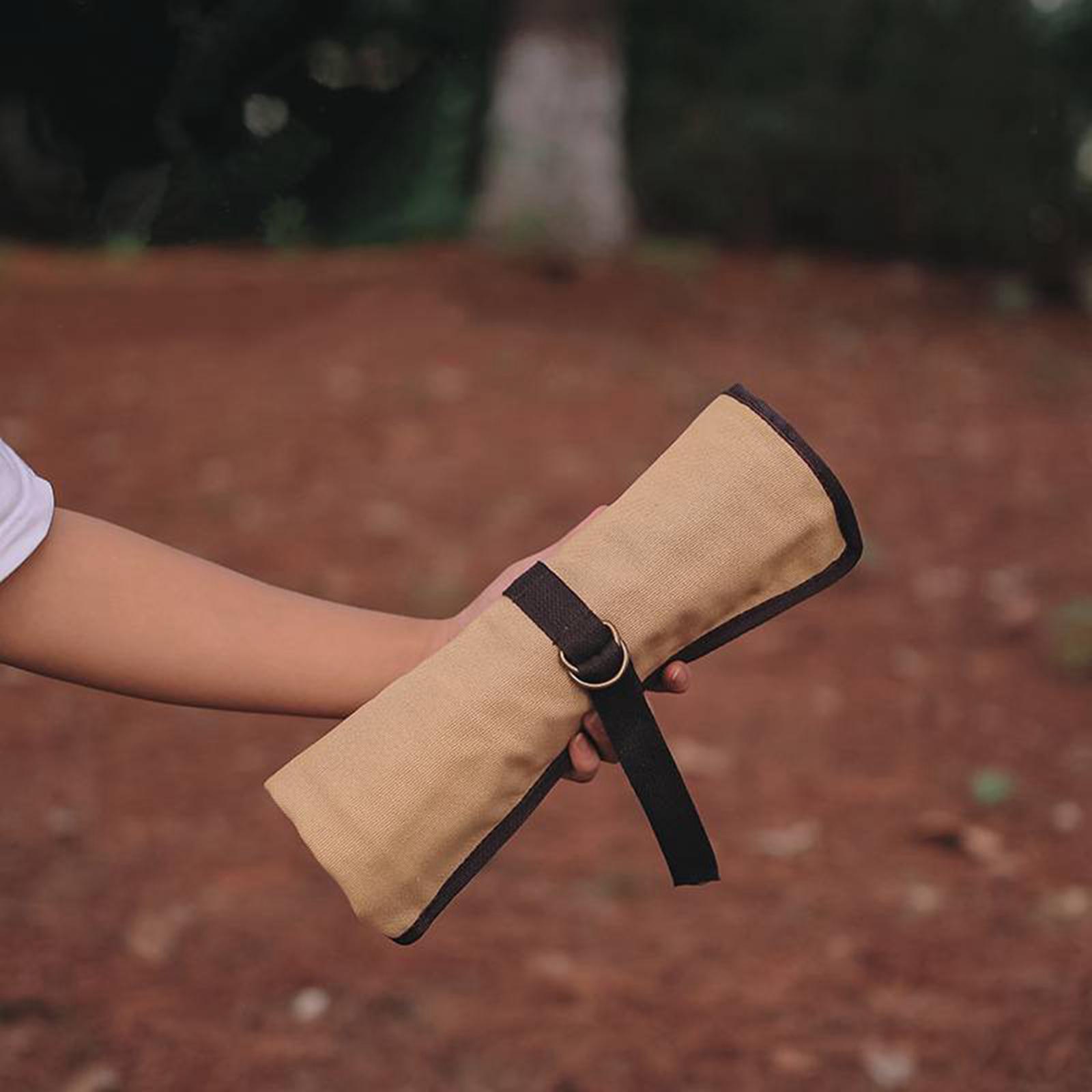 Camping Cooking Utensil Organizer - أدوات التخييم المحمولة نشمر حقيبة أدوات
