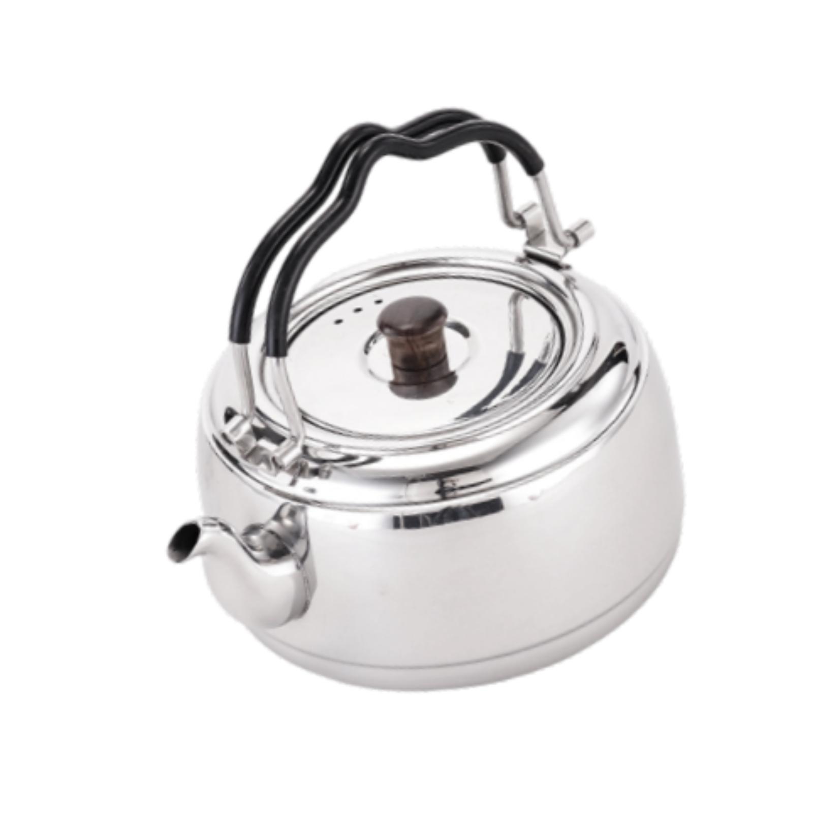 Camping Cooking Gifts - إبريق شاي محمول سعة 1 لتر،