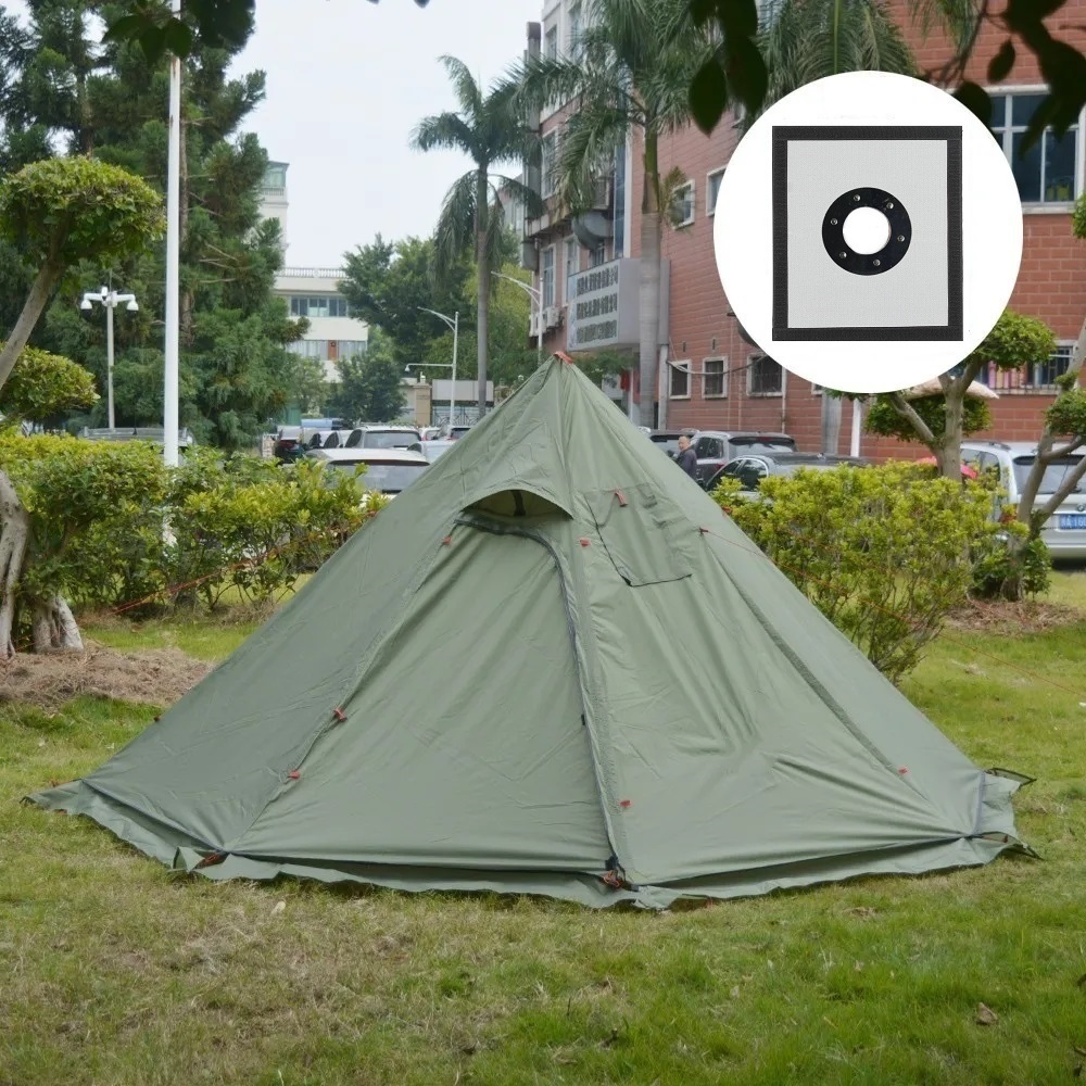 Camping Cooking Snow - خيمة هرمية جديدة مع تنورة ثلجية