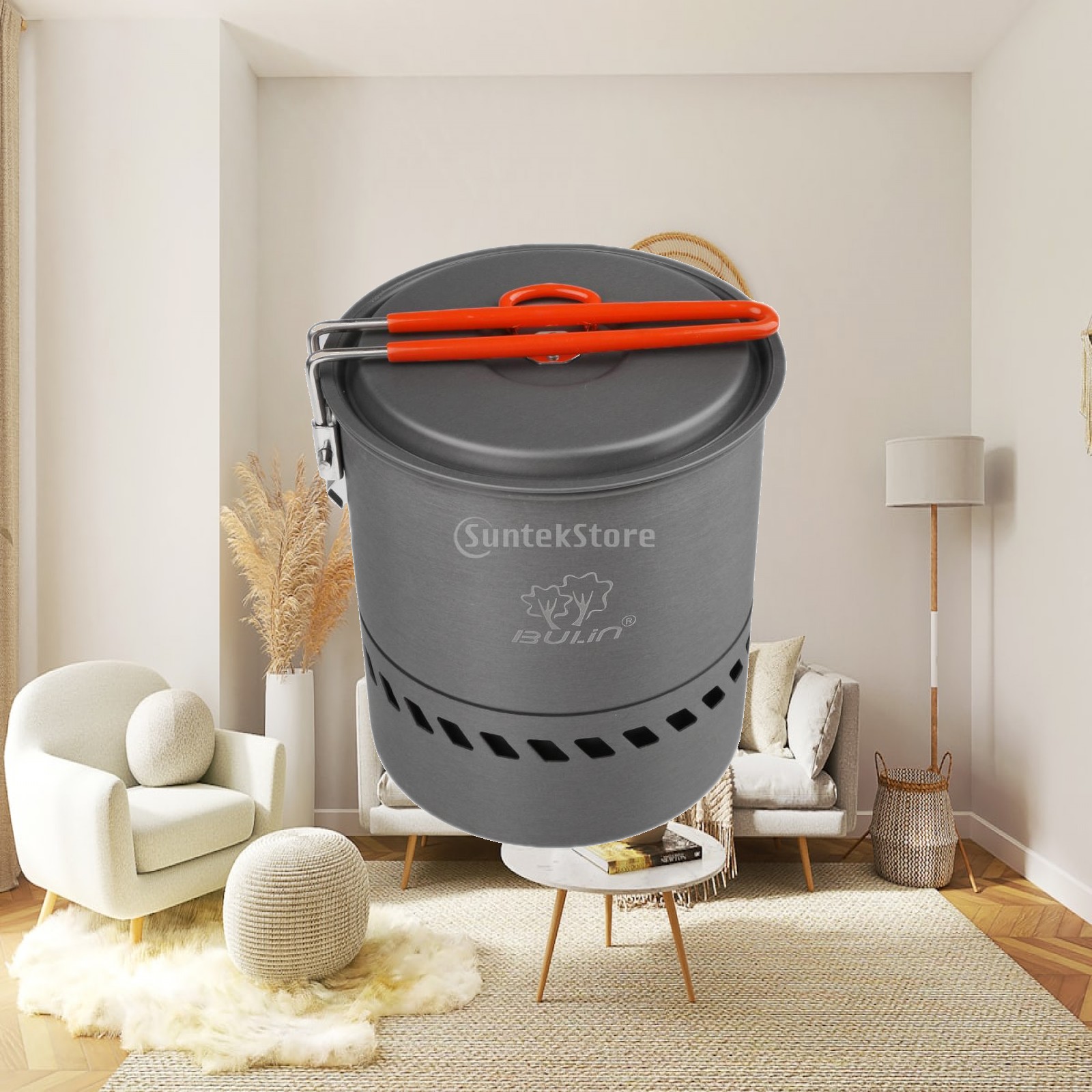 Camping Lightweight Cooking Pot - وعاء طهي خفيف الوزن من سبائك