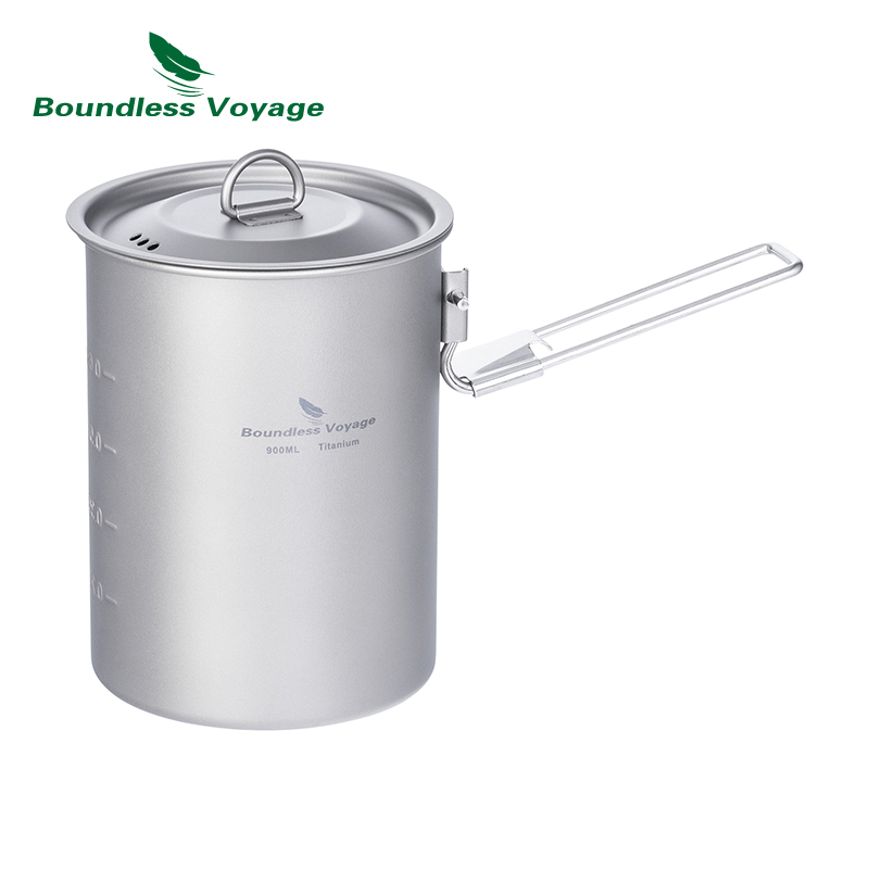 Camping Lightweight Cooking Pot - رحلة لا حدود لها 900 مللي