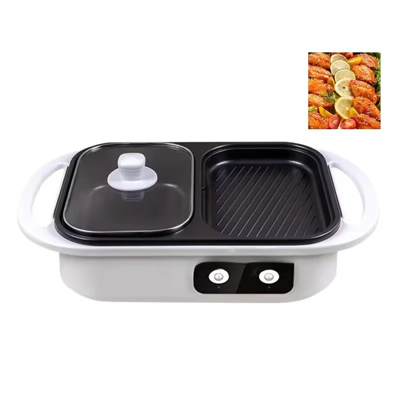 Camping Cooking One Pot - وعاء شواء غير لاصق متعدد الوظائف،