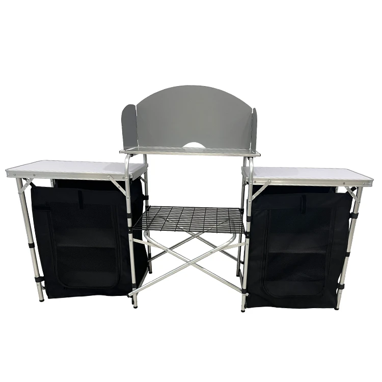 Camping Outdoor Cooking Table - طاولة طهي محمولة قابلة للطي من