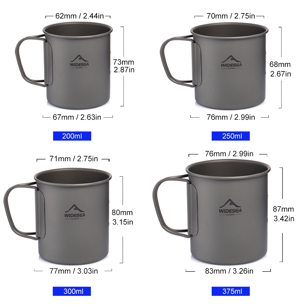 كوب تخييم من التيتانيوم من ويد - مراجعة Camping Cooking Bundle وسعره