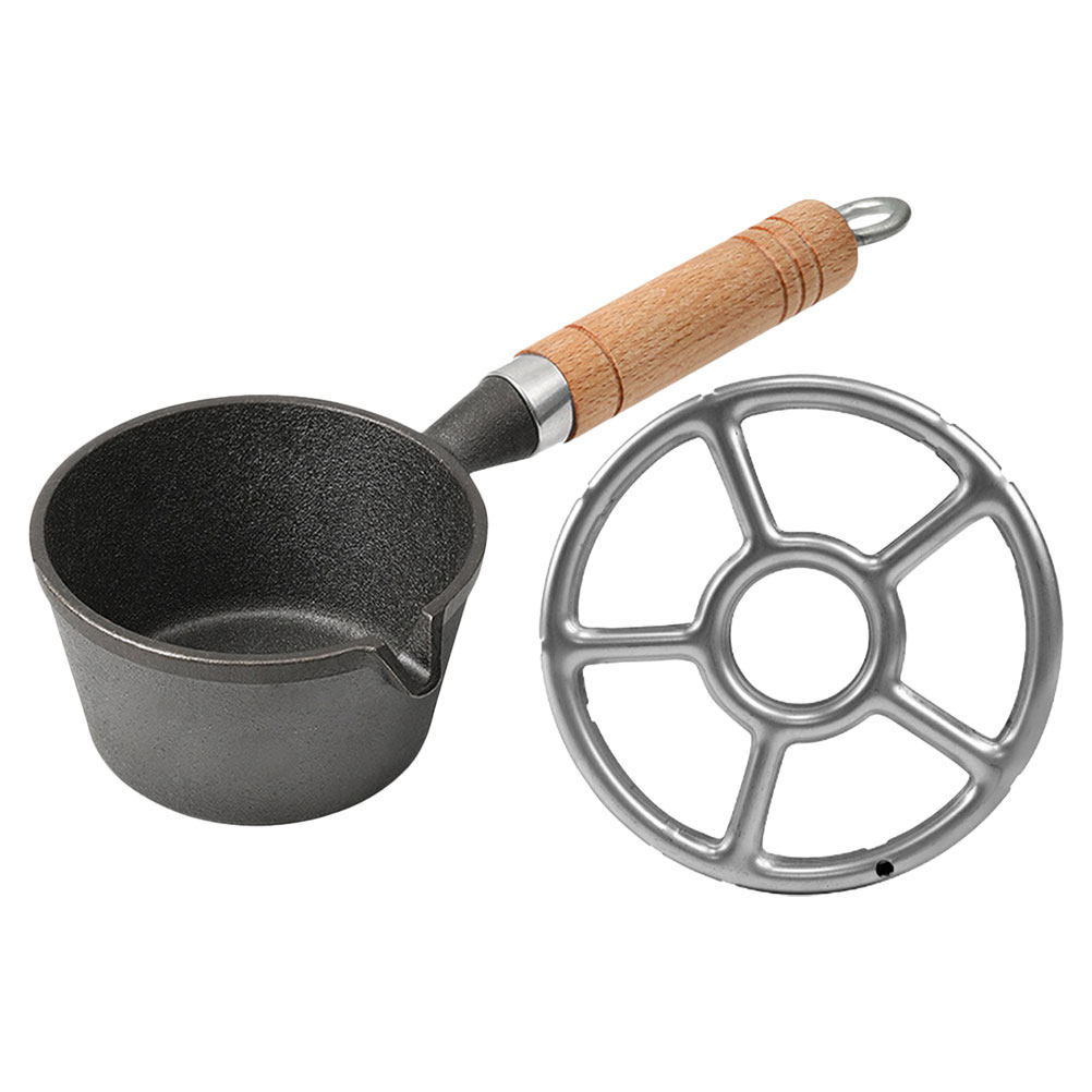 مقلاة صغيرة من الحديد الزهر عل - مراجعة Camping Cooking Top وسعره