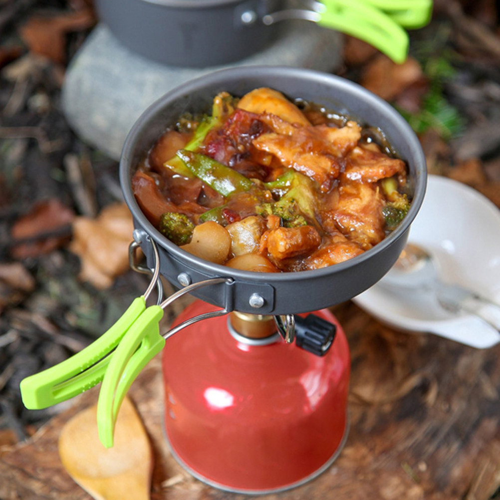 مجموعة أدوات طهي خفيفة الوزن ل - مراجعة Camping Lightweight Cooking Pot وسعره