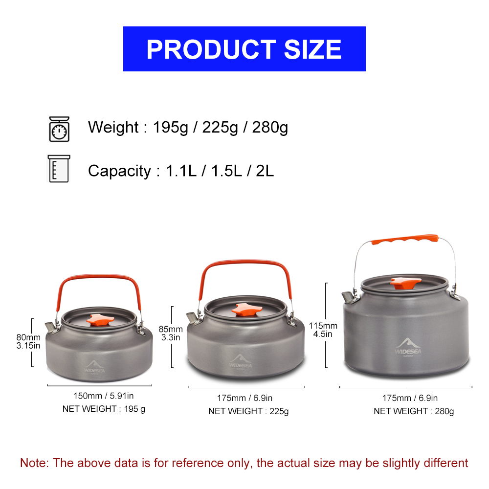 Widesea 1.1L 2L1.5L التخييم غل - مراجعة Camping Cooking Unit وسعره