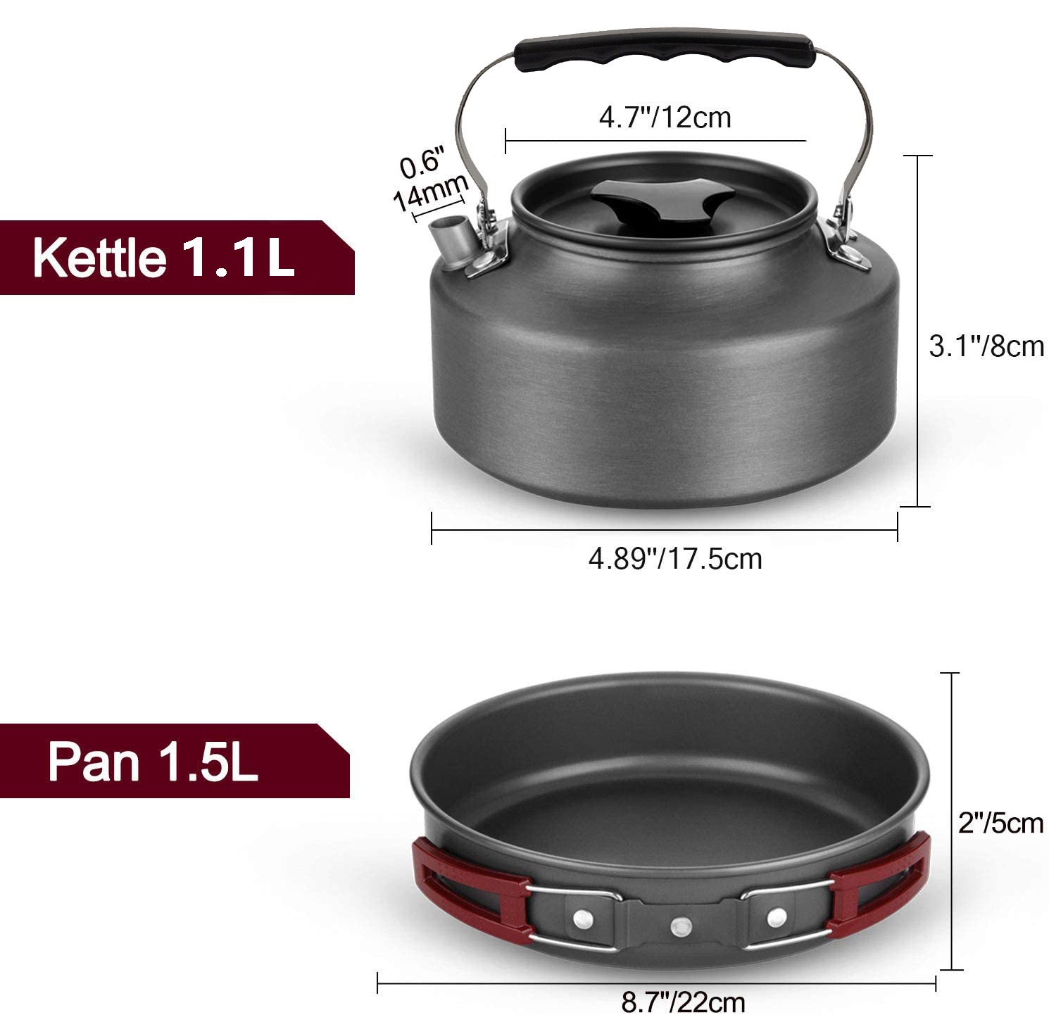 طقم أواني طهي للتخييم في الهوا - مراجعة Camping Cooking One Pot وسعره
