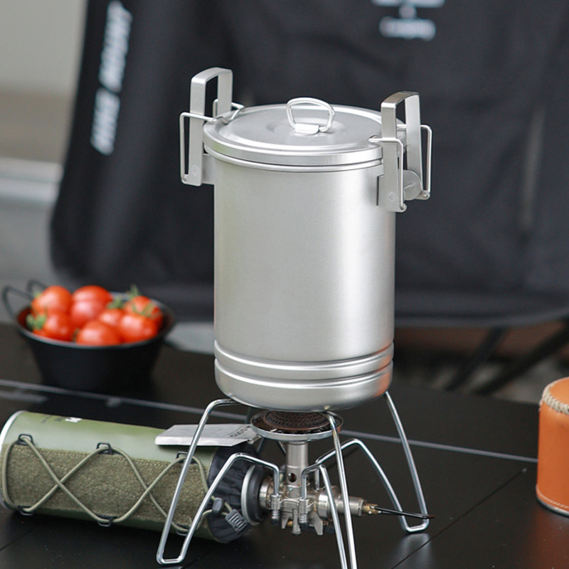 وعاء طهي بالبخار في الهواء الط - مراجعة Camping Cooking One Pot وسعره