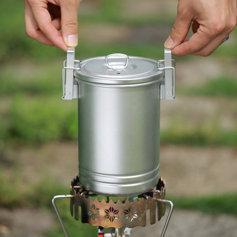 وعاء طهي بالبخار في الهواء الط - مراجعة Camping Cooking One Pot وسعره