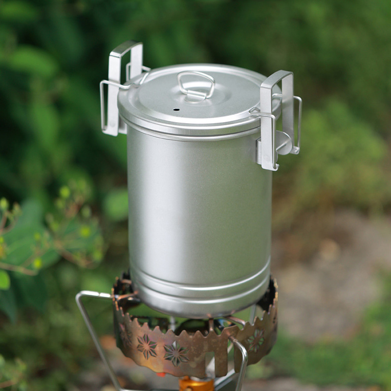 وعاء طهي بالبخار في الهواء الط - مراجعة Camping Cooking One Pot وسعره