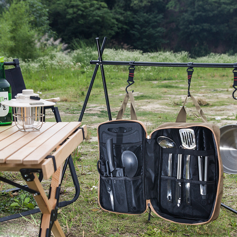 طقم أدوات طهي للتخييم مكون من  - مراجعة Camping Cooking Bundle وسعره