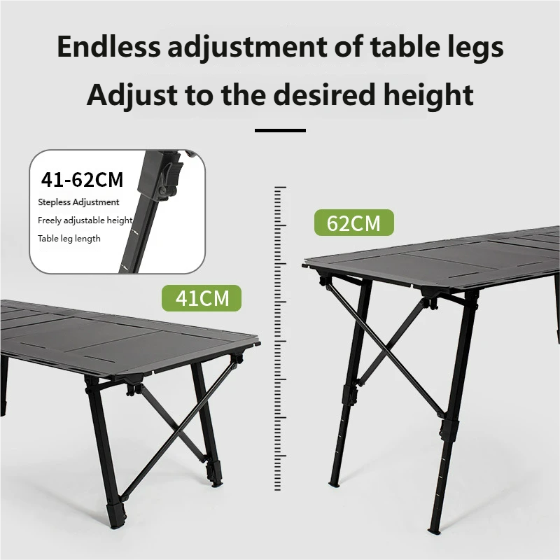 طاولة محمولة من سبائك الألومني - مراجعة Camping Outdoor Cooking Table وسعره