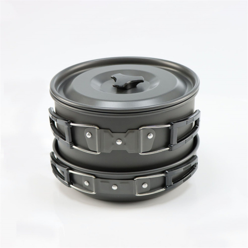 طقم طهي خفيف الوزن من سبائك ال - مراجعة Camping Lightweight Cooking Pot وسعره