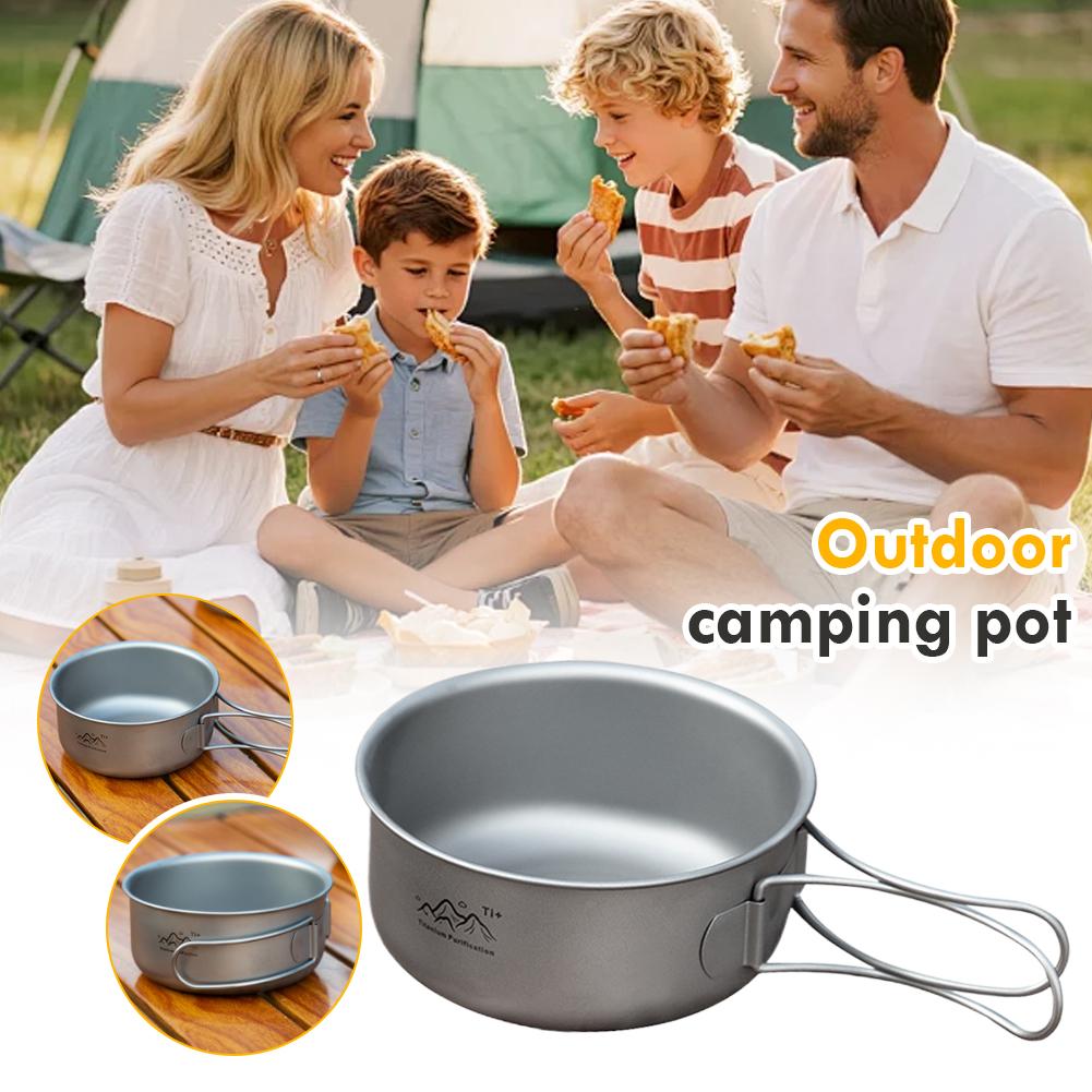 وعاء طهي من التيتانيوم للنزهات - مراجعة Camping Cooking One Pot وسعره