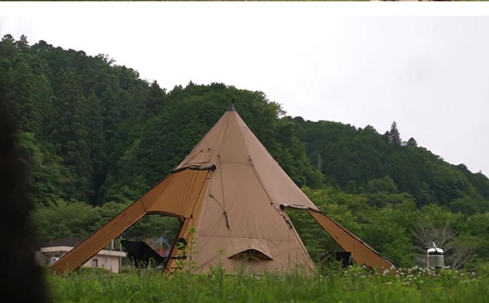 التخييم الهرم خيمة مع تنورة ال - مراجعة Camping Cooking Snow وسعره