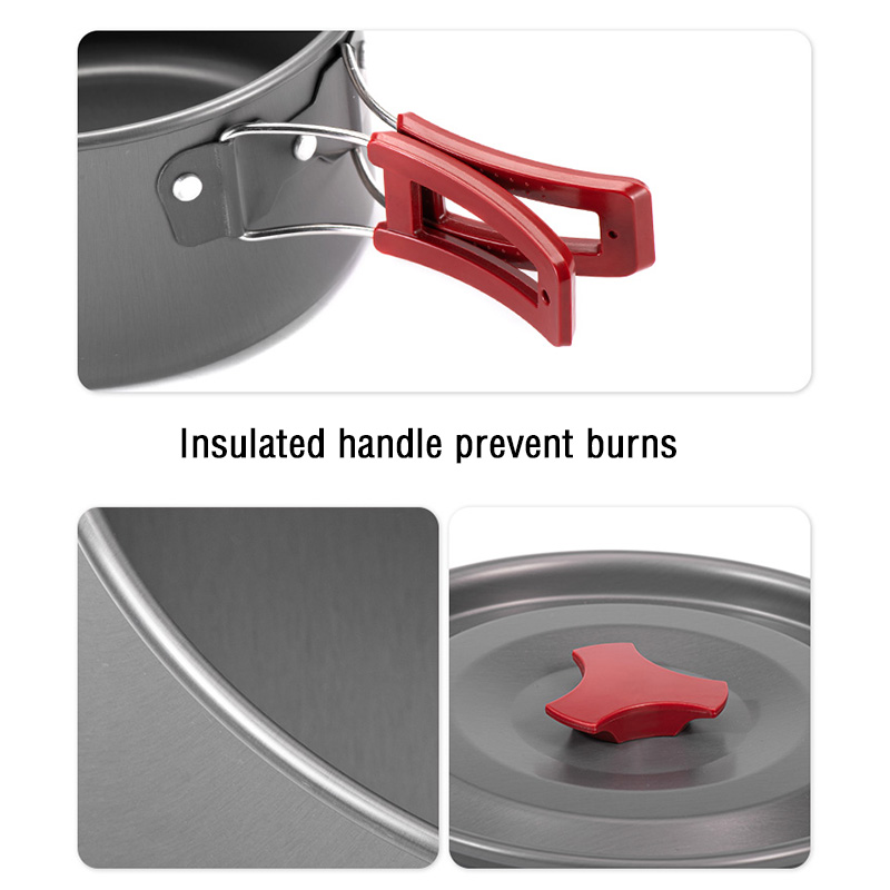 Naturehike التخييم وعاء خفيفة  - مراجعة Camping Cooking Bundle وسعره