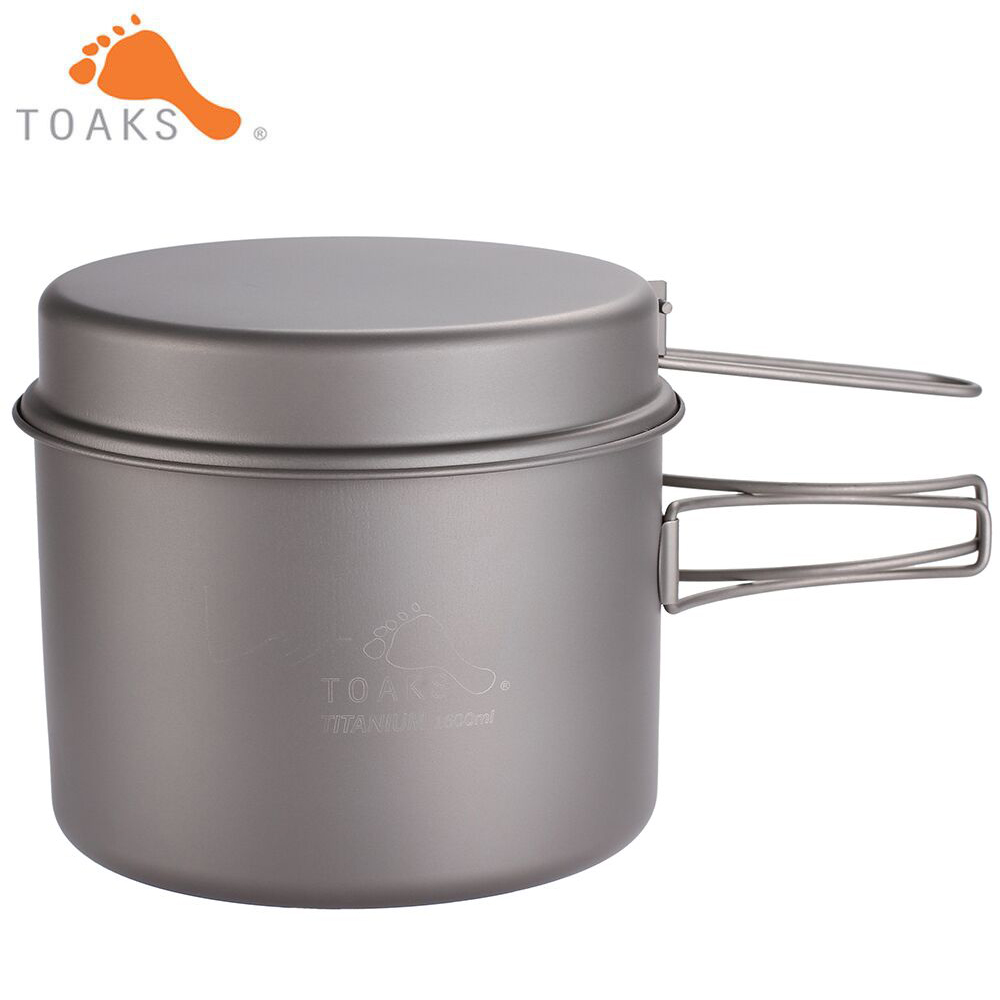 TOAKS طقم حلل استانلس ستيل خفي - مراجعة Camping Cooking Griddle وسعره
