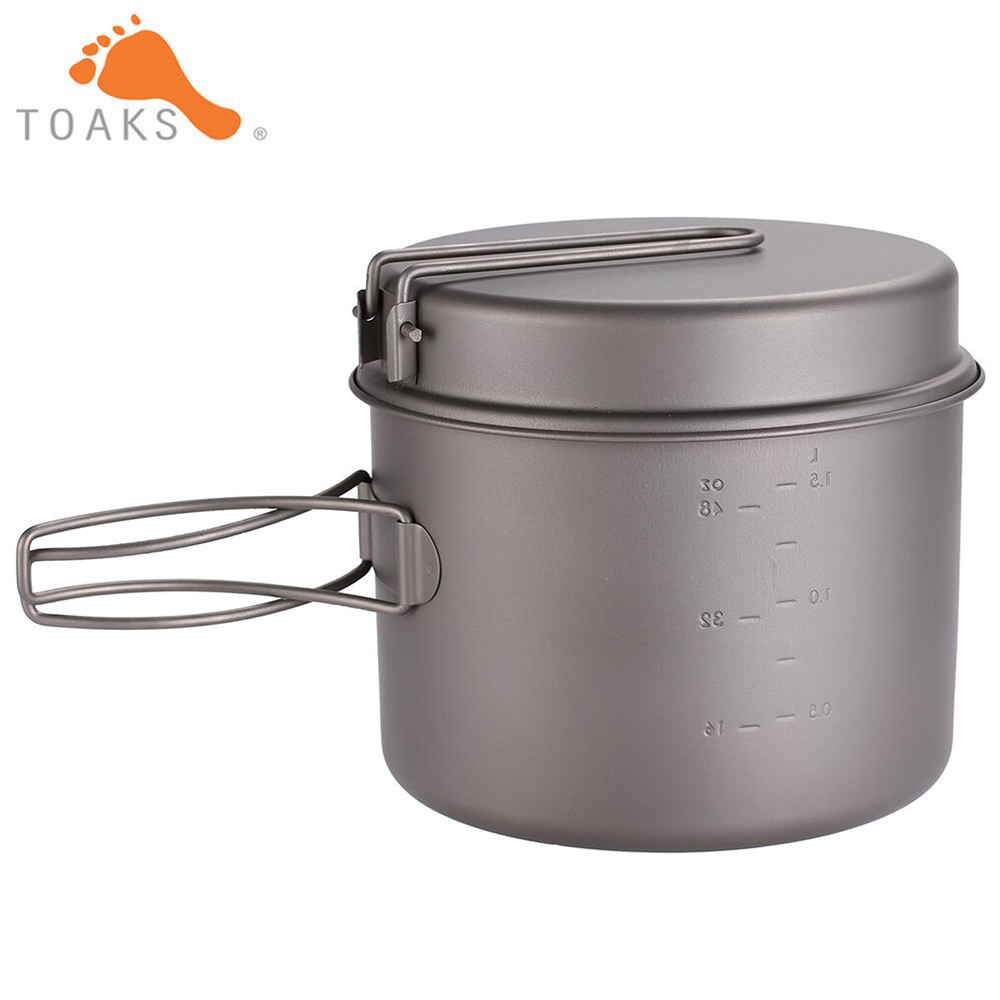 TOAKS طقم حلل استانلس ستيل خفي - مراجعة Camping Cooking Griddle وسعره