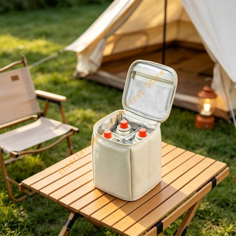 علبة تخزين علبة غاز مع مقبض حم - مراجعة Camping Cooking Canister وسعره