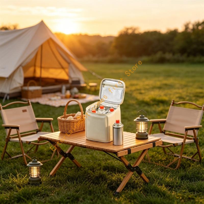 علبة تخزين علبة غاز مع مقبض حم - مراجعة Camping Cooking Canister وسعره