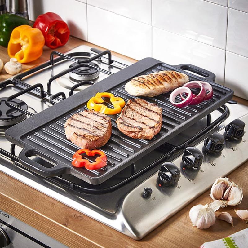 صينية شواء من الحديد الزهر غير - مراجعة Camping Cooking Range وسعره