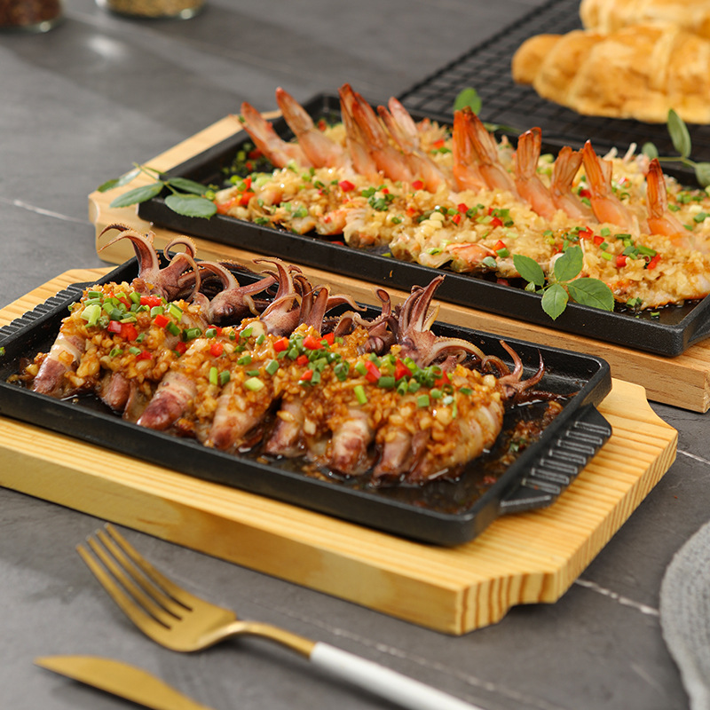 صينية شواء تيبانياكي من الحديد - مراجعة Camping Cooking Griddle وسعره
