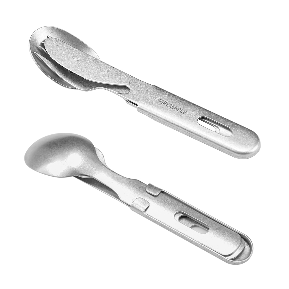 أدوات مائدة للتخييم من الفولاذ - مراجعة Camping Cooking Bundle وسعره