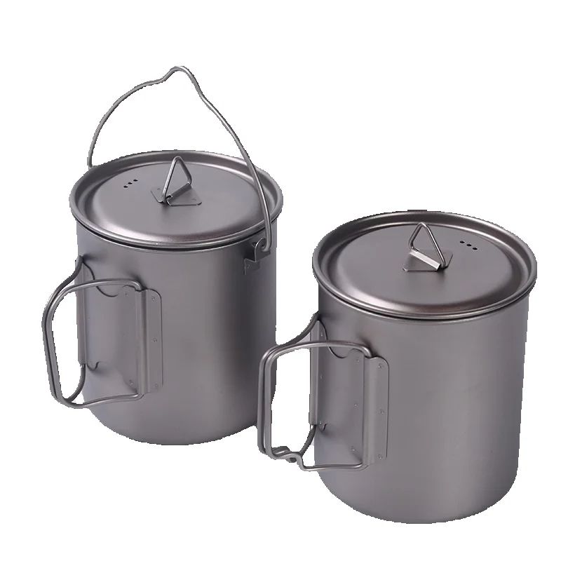 أكواب التخييم التيتانيوم 450 م - مراجعة Camping Cooking Gadgets وسعره