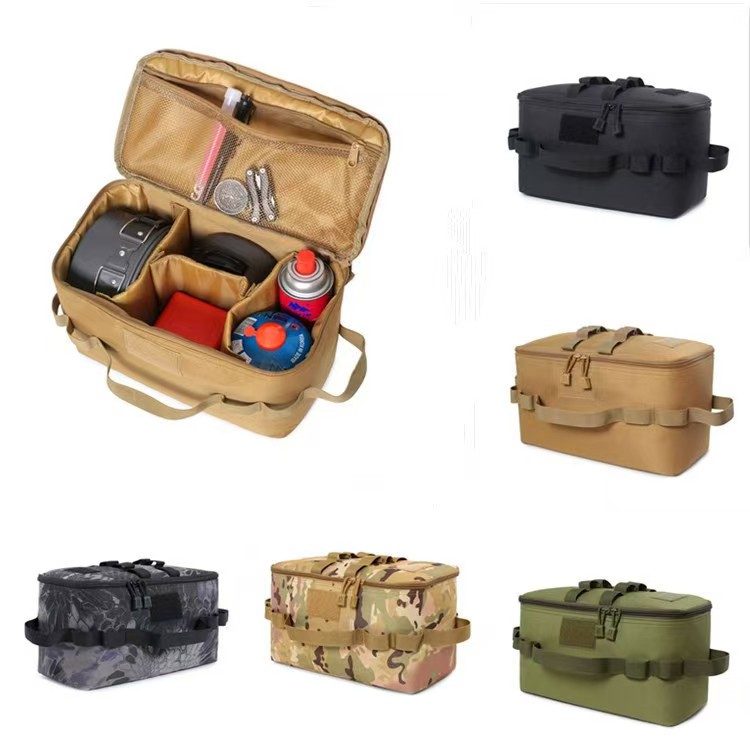 الحقيبة في الهواء الطلق التخيي - مراجعة Camping Cooking Utensils Storage وسعره