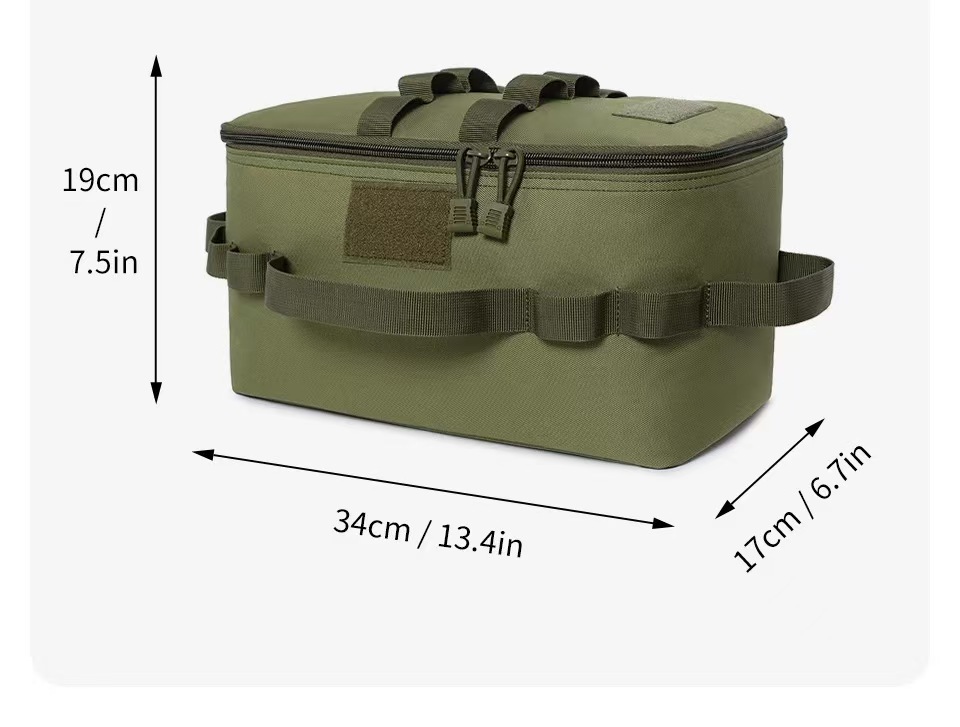 الحقيبة في الهواء الطلق التخيي - مراجعة Camping Cooking Utensils Storage وسعره