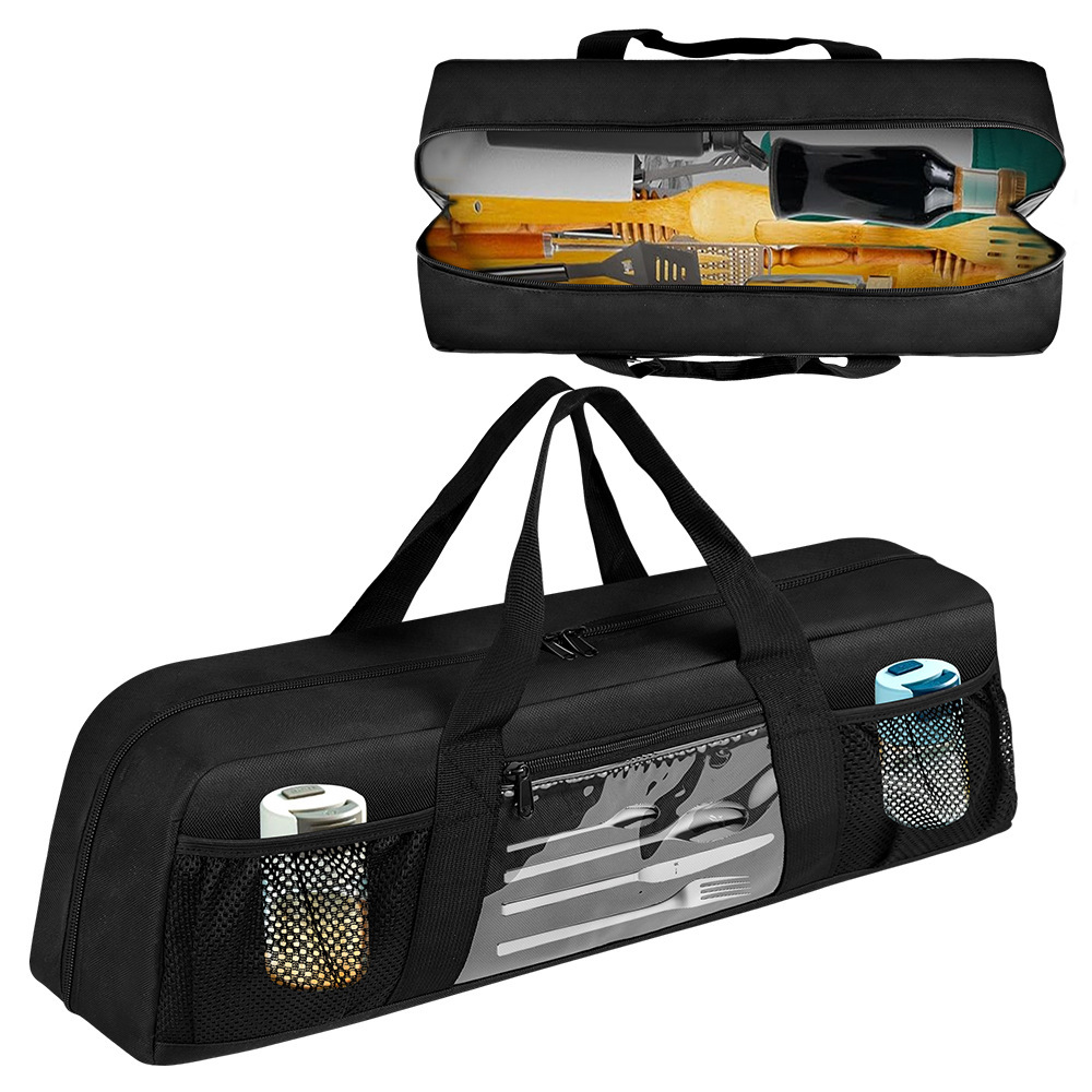 حقيبة تخزين أدوات الشواء المتي - مراجعة Camping Cooking Utensil Organizer وسعره