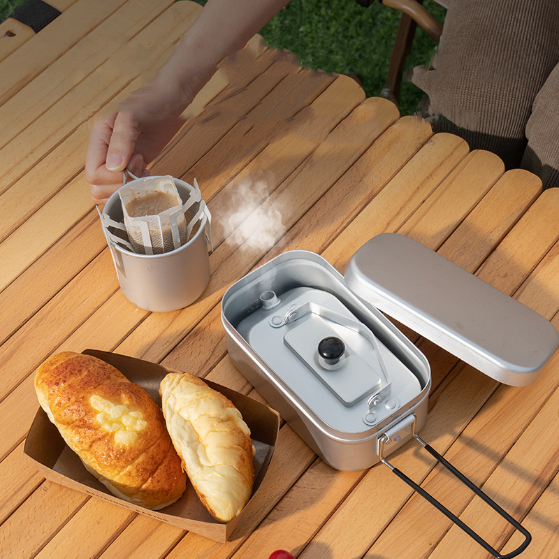 خفيفة المحمولة نزهة غلاية ، ال - مراجعة Camping Cooking Utensils Storage وسعره