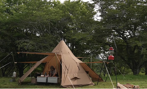 خيمة تخييم هرمية الشكل مع غطاء - مراجعة Camping Cooking Snow وسعره