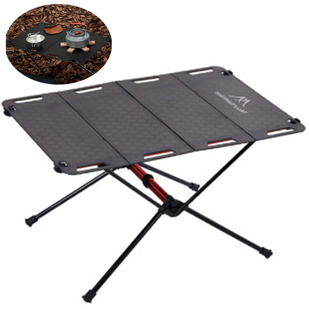 طاولة تخييم قابلة للطي خفيفة ا - مراجعة Camping Outdoor Cooking Table وسعره