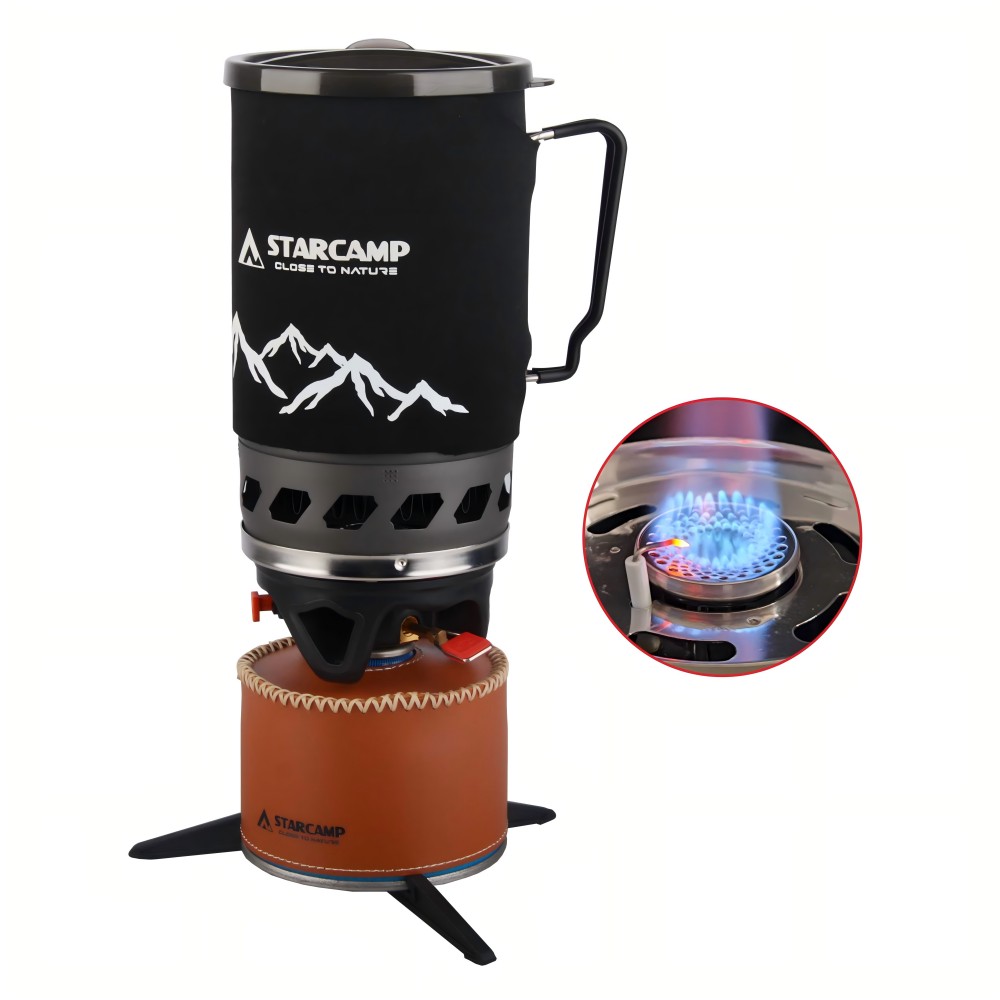 STARCAMP 1400 مل موقد غاز سريع - مراجعة Camping Cooking Unit وسعره