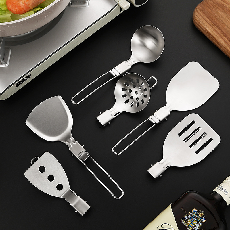 4 قطعة في الهواء الطلق للطي أد - مراجعة Camping Cooking Bundle وسعره