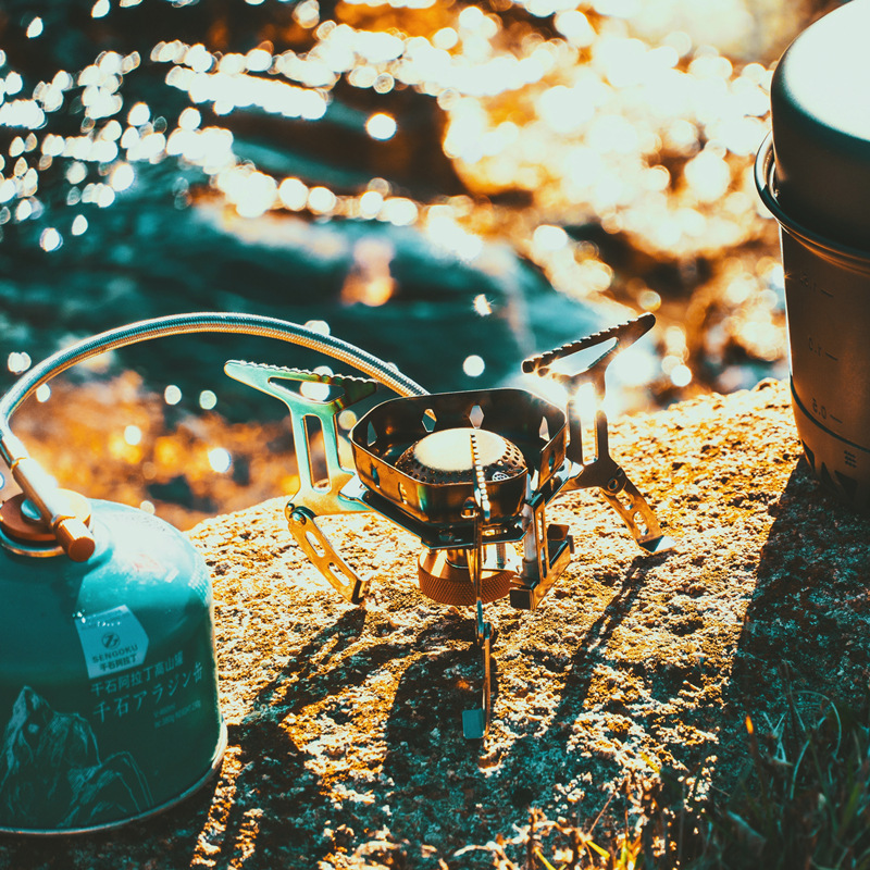 موقد غاز محمول مقاوم للرياح، ق - مراجعة Camping Cooking Canister وسعره