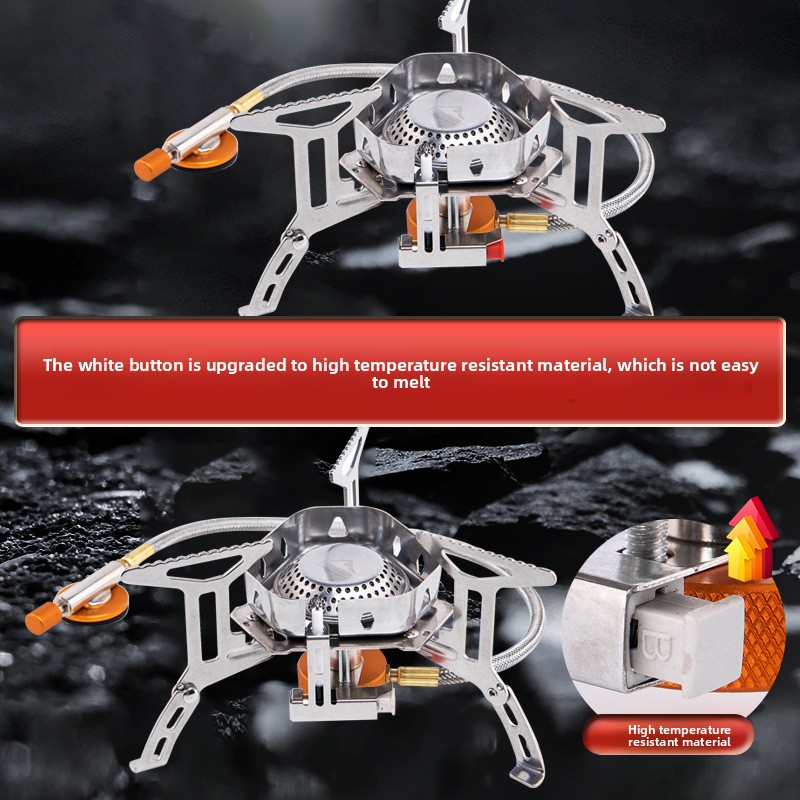 موقد غاز محمول مقاوم للرياح، ق - مراجعة Camping Cooking Canister وسعره