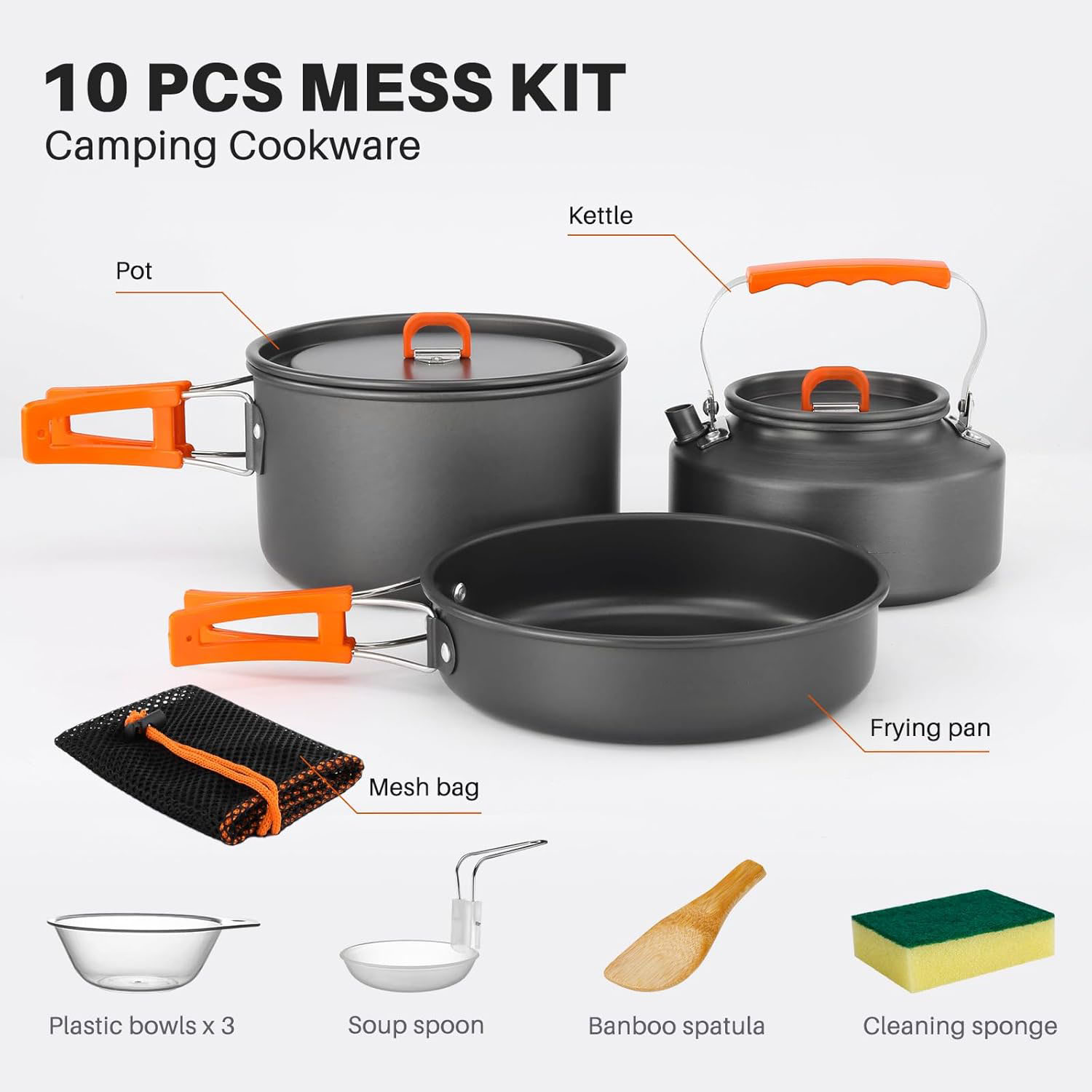 أدوات طهي للتخييم، طقم قدور وم - مراجعة Camping Cooking Top وسعره