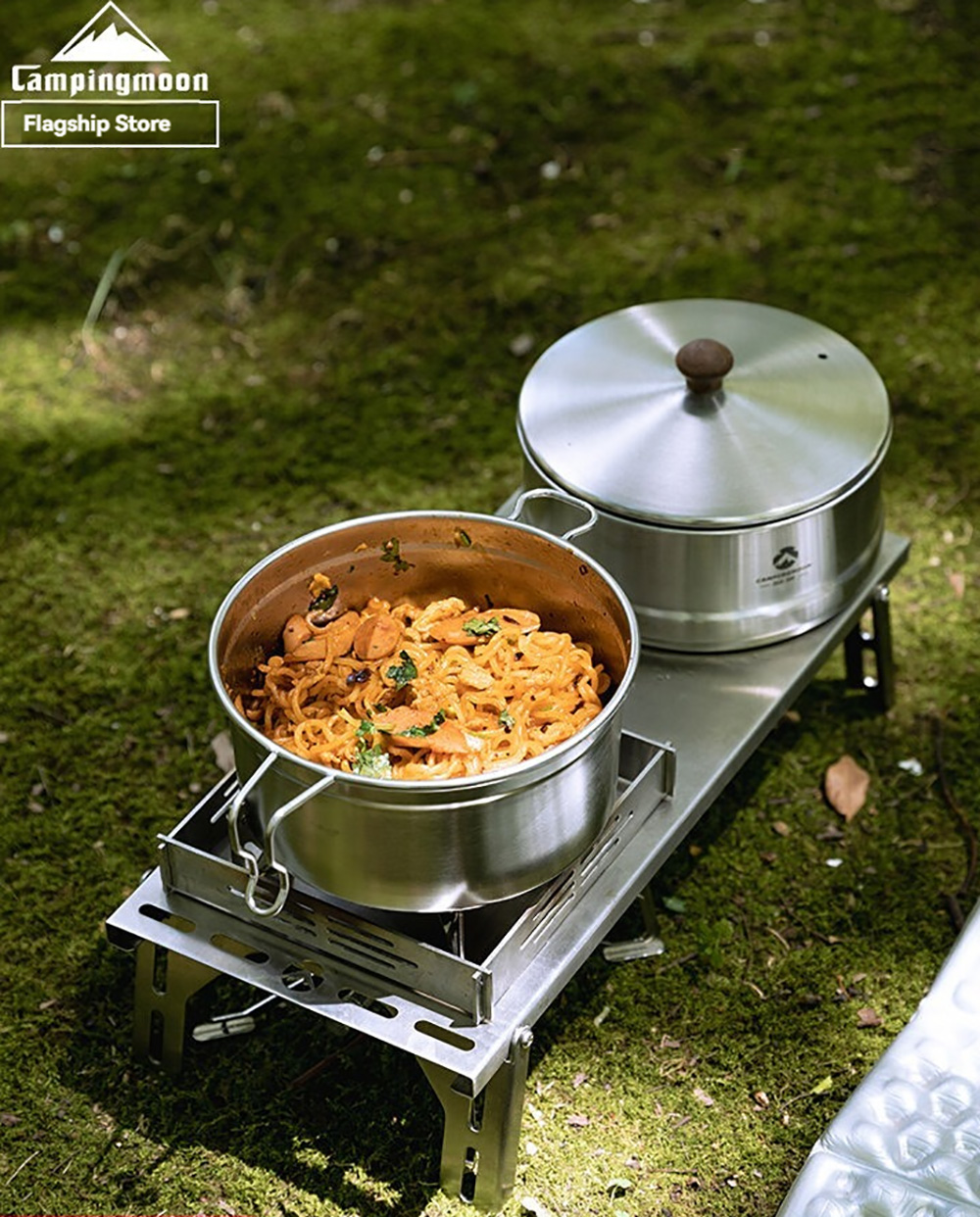 طقم أواني خفيف الوزن للتخييم م - مراجعة Camping Cooking Snow وسعره